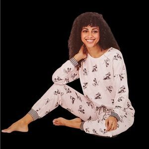🔸️NWT Disney Pink Mickey Mouse Pajama Set XLarge
